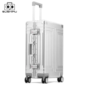 100% Aluminum-magnesium alloy Travel Suitcase