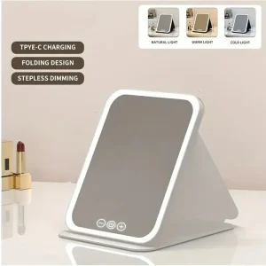 Portable Makeup Mirror with Lights