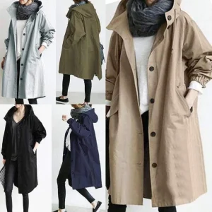 Women waterproof Windbreaker Jacket